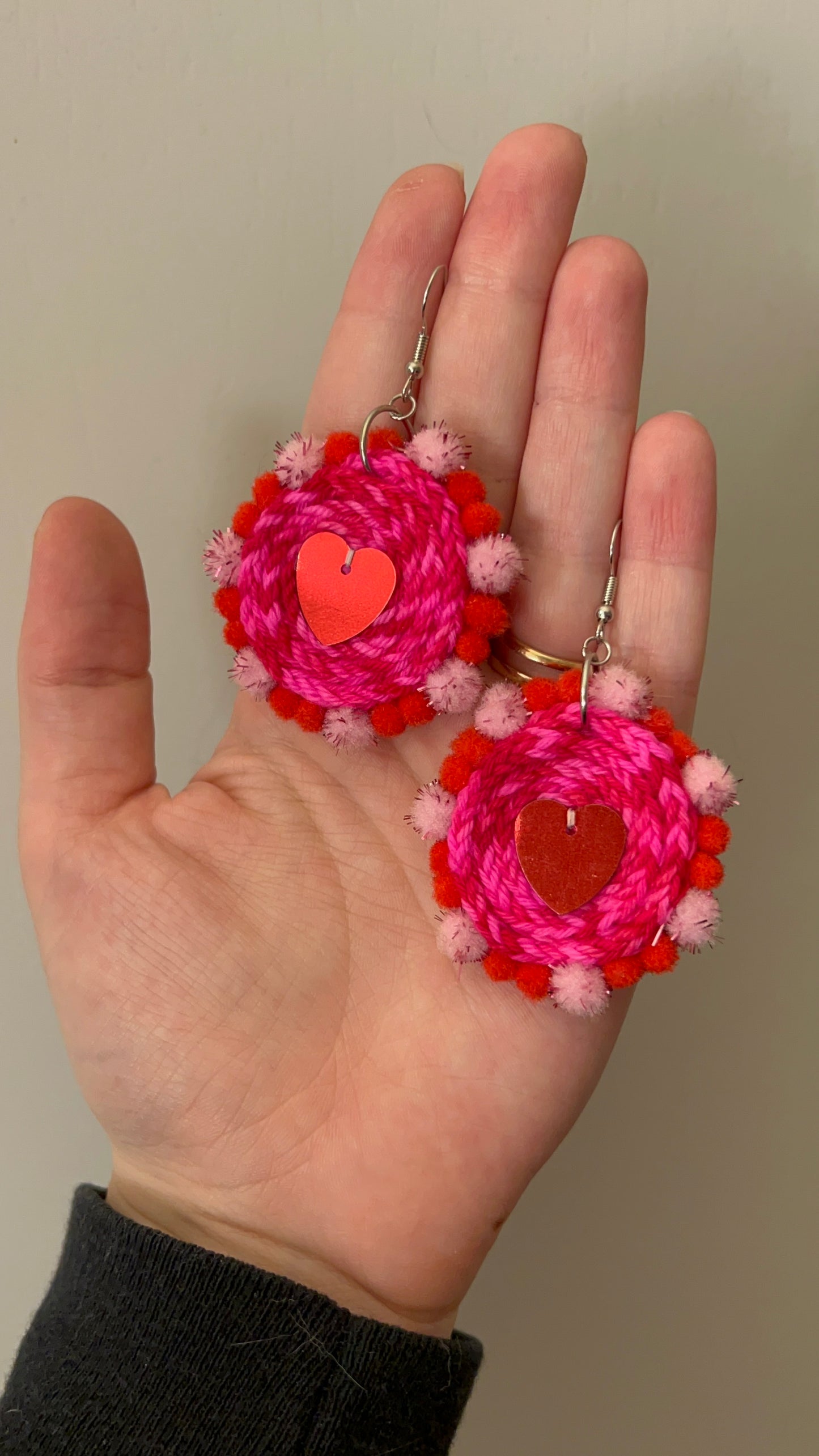 Red Heart Earrings